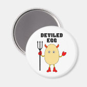 Gegrilltes Ei Magnet (Vorderseite/Rückseite)