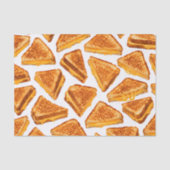Gegrilltes Käsesandwich Seidenpapier (Vorderseite)