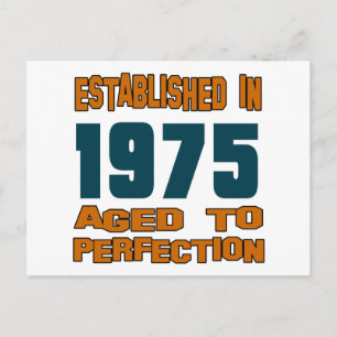 Gegründet 1975 postkarte