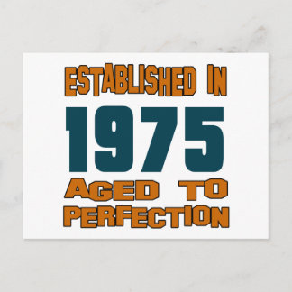 Gegründet 1975 postkarte
