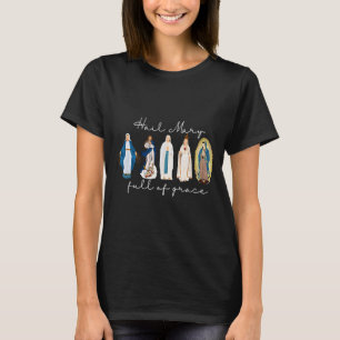 Gegrüßet seist du, Maria, voll der Gnade, gesegnet T-Shirt