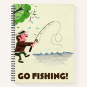Geh angeln! notizblock (Vorderseite)