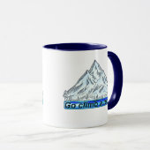 Geh auf einen Felsen. Tasse (VorderseiteRechts)