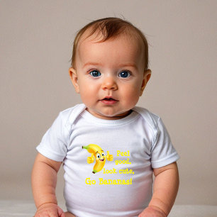 Geh Bananen! Baby Bodysuit Strampler