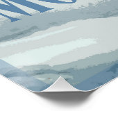 Geh dahin, wo du dich am lebendigsten fühlst poster (Ecke)