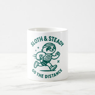 Geh die Distanz Kaffeetasse