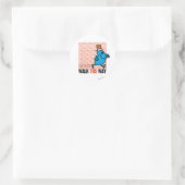Geh diesen Weg Runder Aufkleber (Tasche)