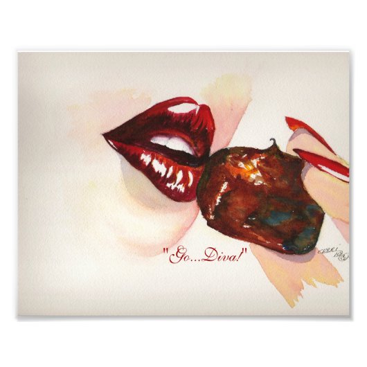 "Geh..Diva!" Art Print Fotodruck (Vorne)