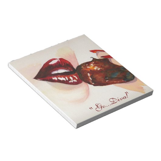 "Geh.. Diva!" Notizblock (angewinkelt)