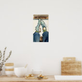 Geh eine Meile in meinen Schuhen. Poster (Küche)