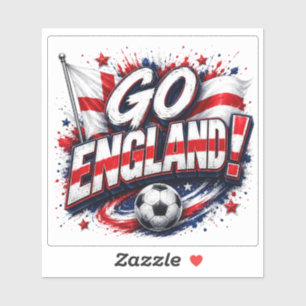 Geh England 2026 Fußballfan Aufkleber
