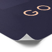 Geh Freerunning Reiseplakat Poster (Ecke)