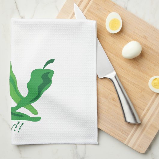 Geh grün! geschirrtuch (Viertel Falte)