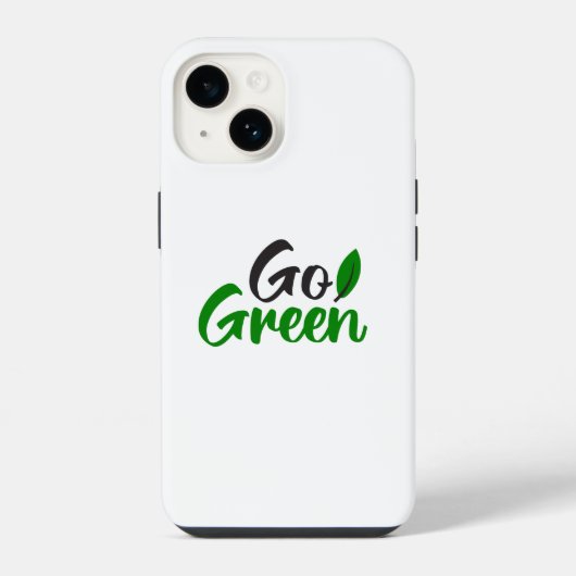 Geh grün iPhone hülle (Rückseite)