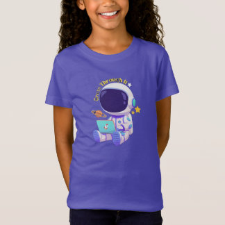 Geh hindurch Astronaut T-Shirts für Mädchen
