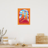 Geh ins Grid raus Poster (Küche)