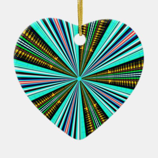 Geh ins Licht Keramik Ornament (Vorne)