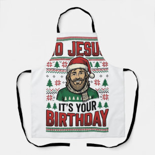 Geh Jesus Weihnachten Geburtstag Vintage-Shirt Schürze