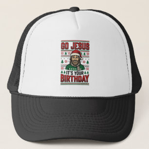 Geh Jesus Weihnachten Geburtstag Vintage-Shirt Truckerkappe