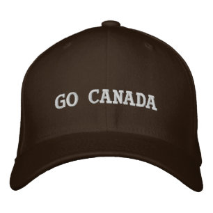 Geh Kanada Bestickte Baseballkappe
