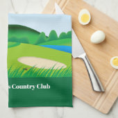 "Geh los!" Golf Lover Kitchen Handtücher (Viertel Falte)