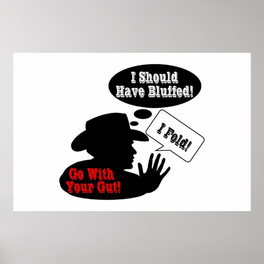 Geh mit deinem Bauch! Poster (Vorne)