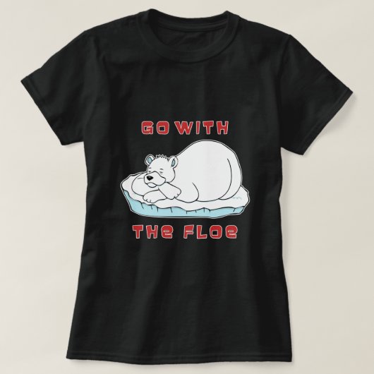 Geh mit dem Floskelbär. T-Shirt (Design vorne)