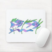 Geh mit dem Fluss! Mousepad (Mit Mouse)