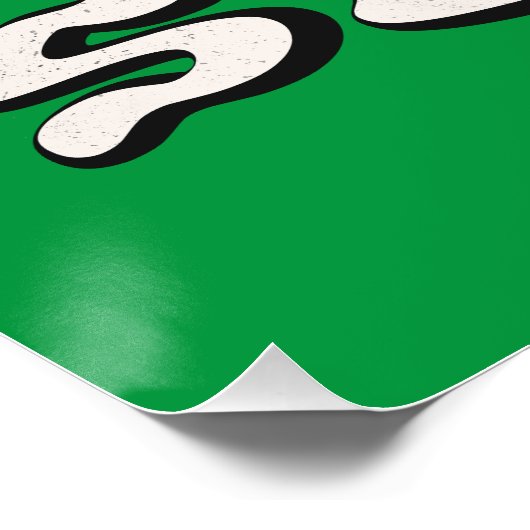 Geh mit dem Langsamen Poster (Ecke)