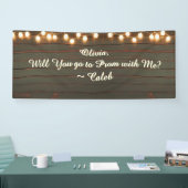 Geh mit mir zum Abschlussball | Romantischer Absch Banner (Messe)