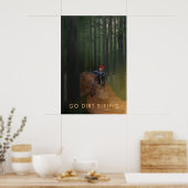 Geh Motocross Reisen Plakat (Küche)