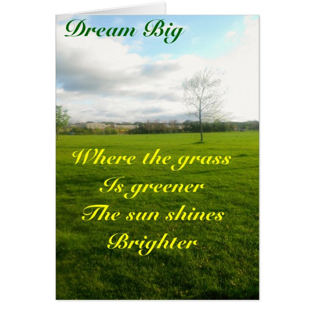 Geh nach deinen Träumen (Vorne)