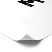 Geh nicht in den sonnigen Brotpuppen. Poster (Ecke)