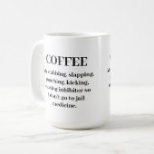 Geh nicht in die Tasse der Gefängnismedizin (Vorderseite Links)