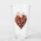 Geh nicht in mein Herz zurück, lustig Glas (Rückseite)