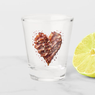 Geh nicht in mein Herz zurück, lustig Schnapsglas