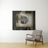 Geh nicht raus wandteppich (Beispiel (Horizontal))