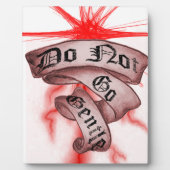 Geh nicht sanft fotoplatte (Vorderseite)