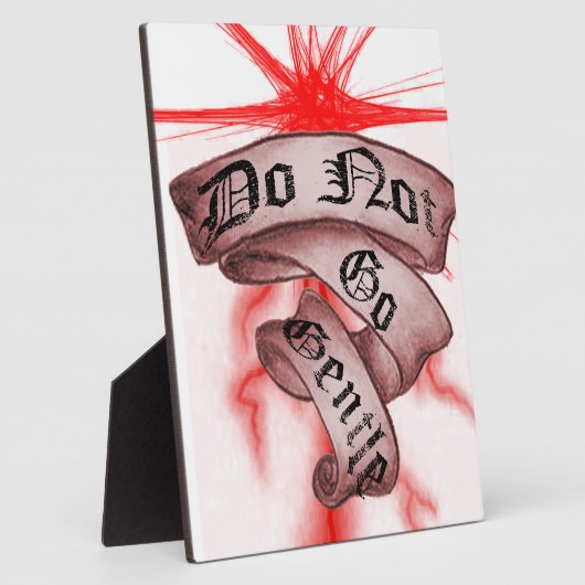 Geh nicht sanft fotoplatte (Seite)