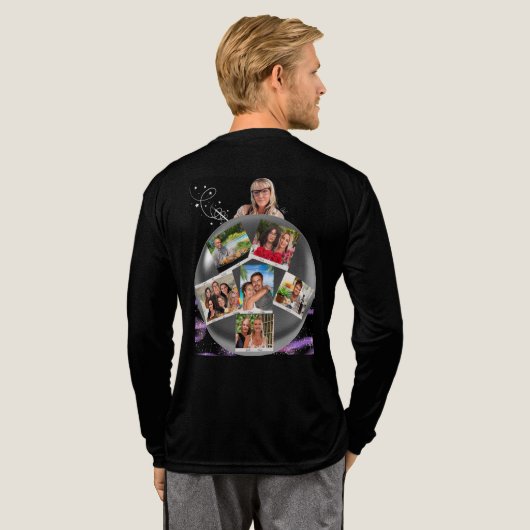 Geh nicht. Tri-Blend shirt (Voller Rücken)
