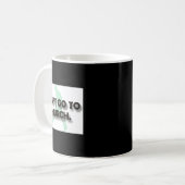Geh nicht zur Kirche Kaffeetasse (Vorderseite Links)