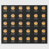 Geh nicht zurück in mein Herz Funny Cookie Pun Dar Geschenkpapier (Flach)