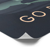 Geh Paddleboarding Reiseplakat Poster (Ecke)