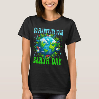 Geh Planet Erde Tag süße Erde Naturliebhaber Tankt T-Shirt