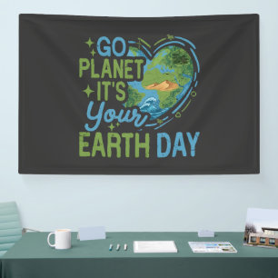 geh Planet, es ist dein Erdtag Banner
