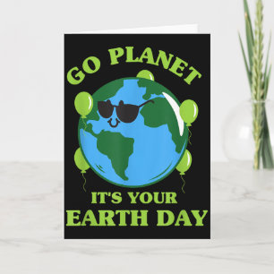 Geh Planet, es ist dein Tag der Erde Lustig Süße E Karte