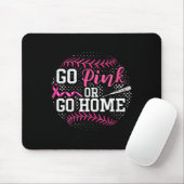 Geh Rosa Oder Geh Nach Hause Brustkrebs Softll Mousepad (Mit Mouse)