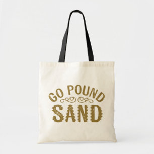 Geh Sand schaufeln Tragetasche