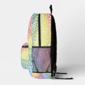Geh Seele Bedruckter Rucksack (Rechts)
