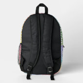 Geh Seele Bedruckter Rucksack (Rückseite)